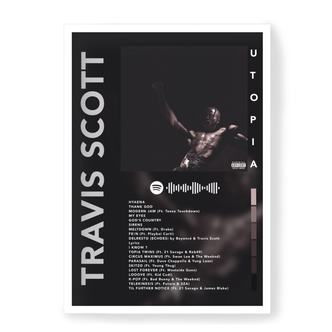 Poster Travis Scott Utopia