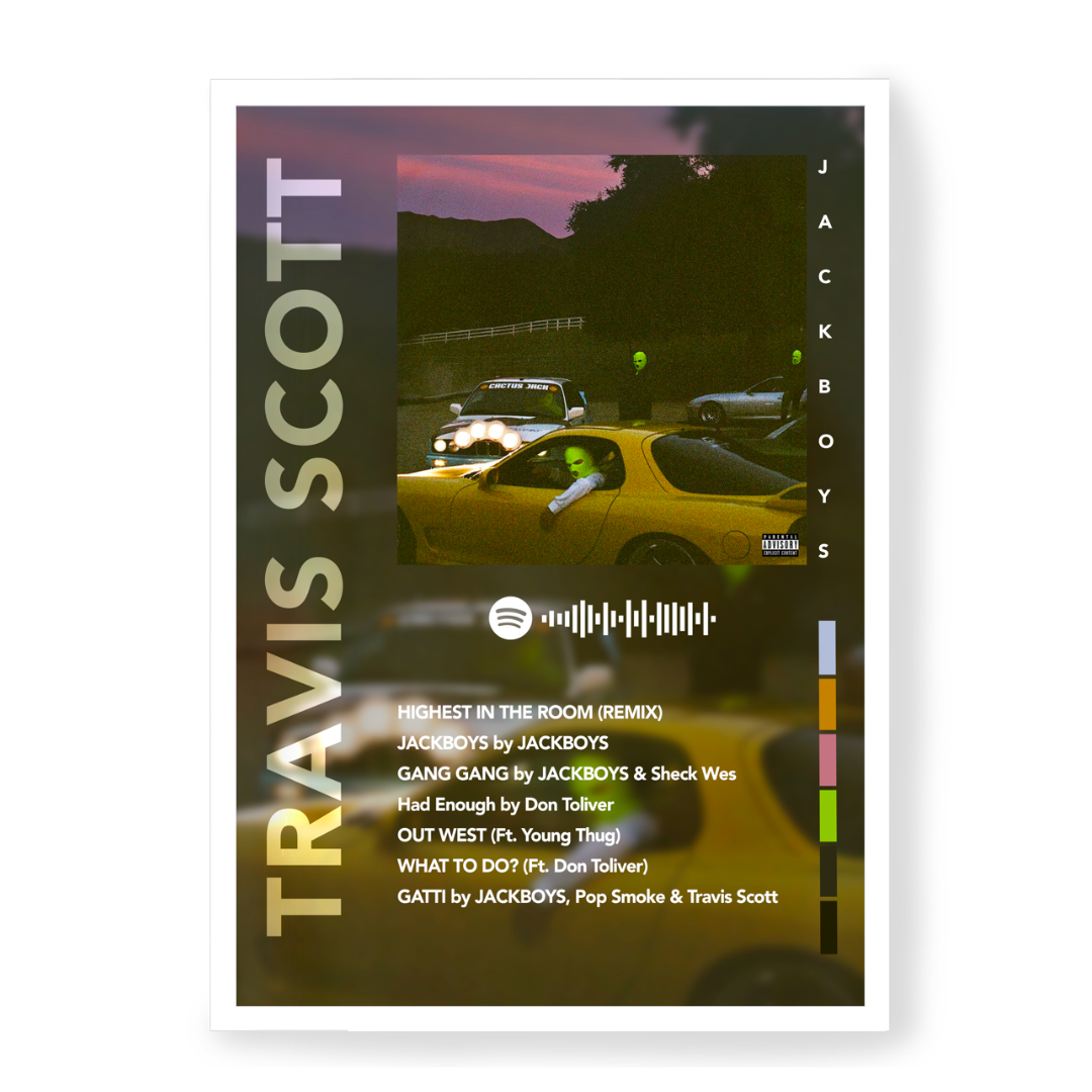 Poster Travis Scott Jackboys