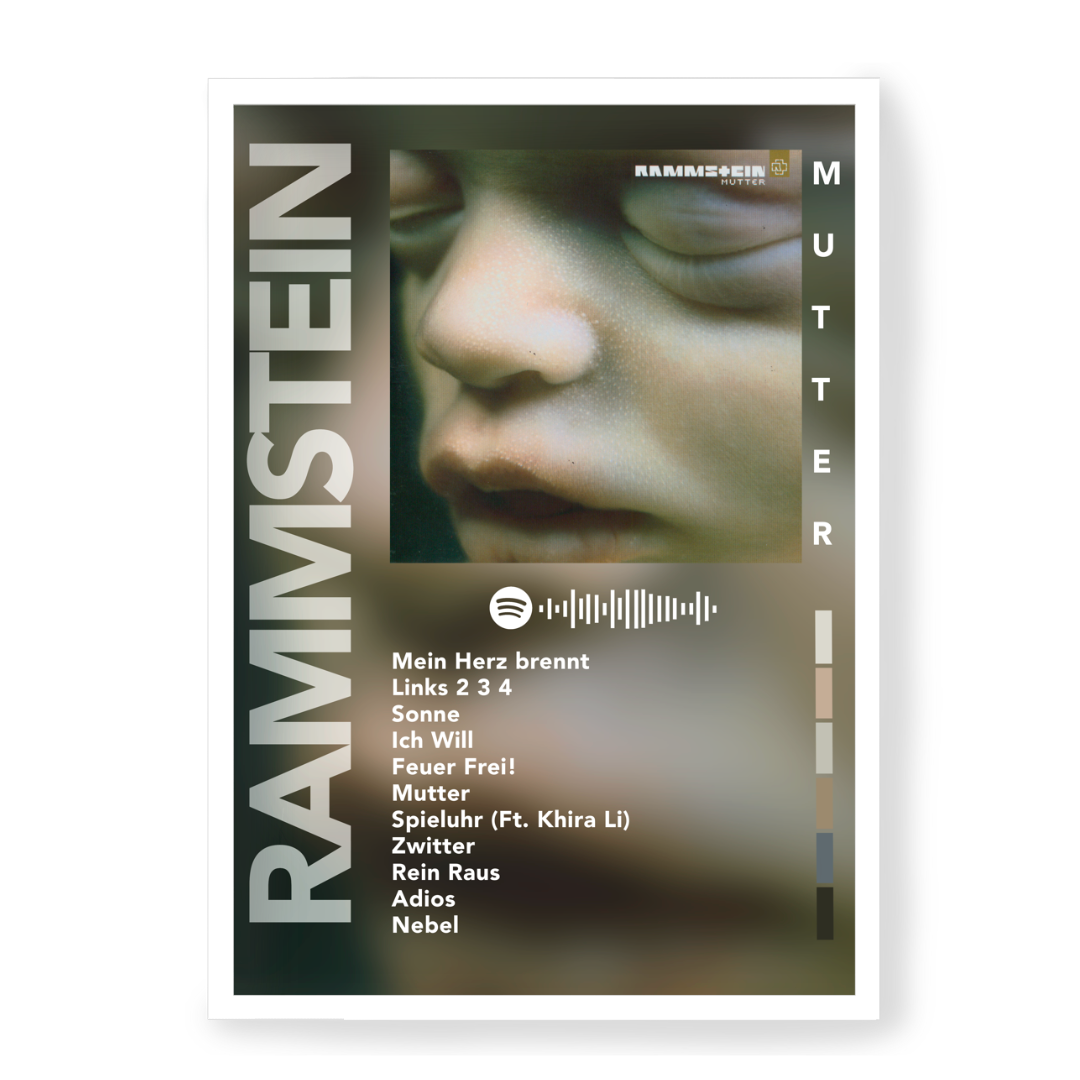 Poster Rammstein Mutter