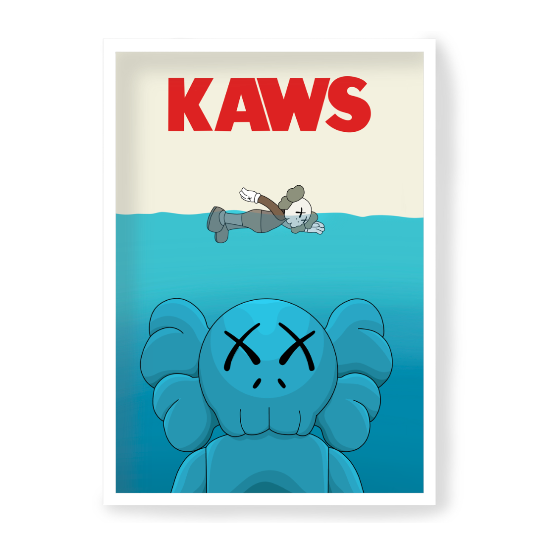 Poster Kaws Jaws