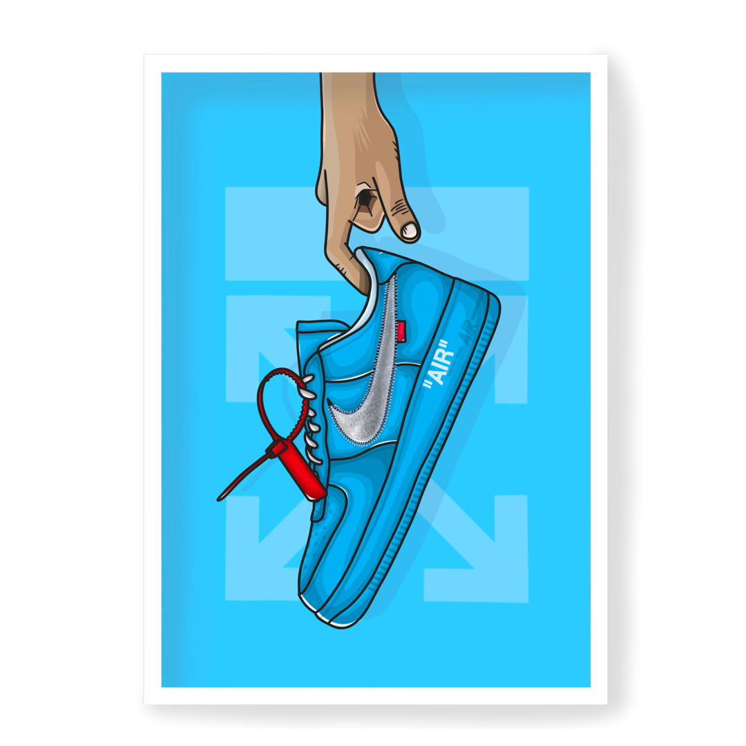 Poster Nike Air Force 1 Off White MCA