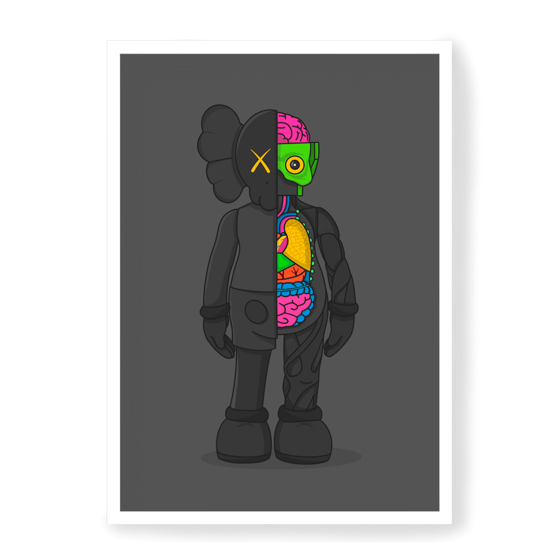 Poster Kaws Vinyl Figure