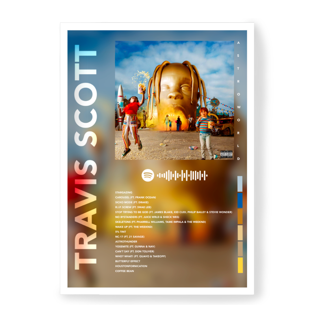Poster Travis Scott Astroworld