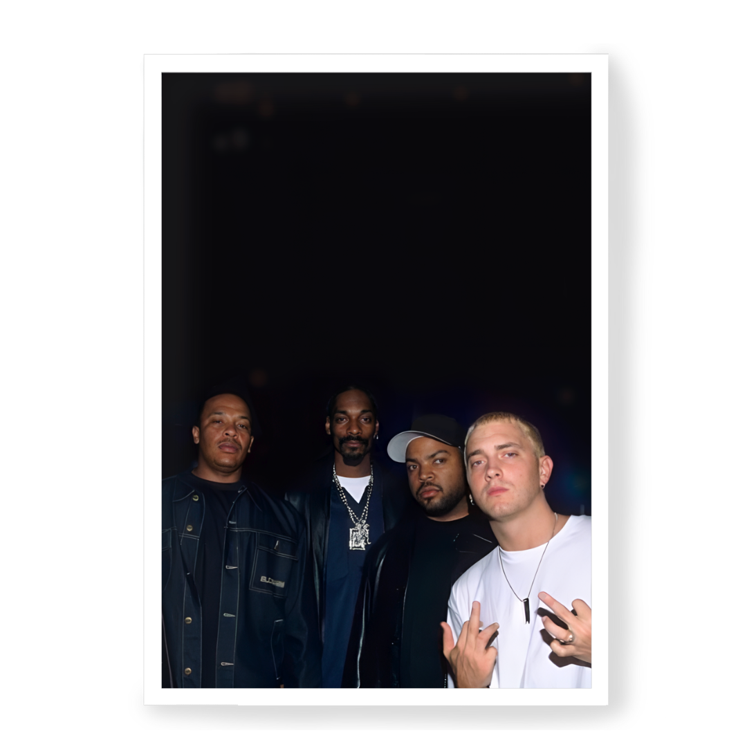 Poster Eminem & Ice Cube & Snoop & Dr. Dre
