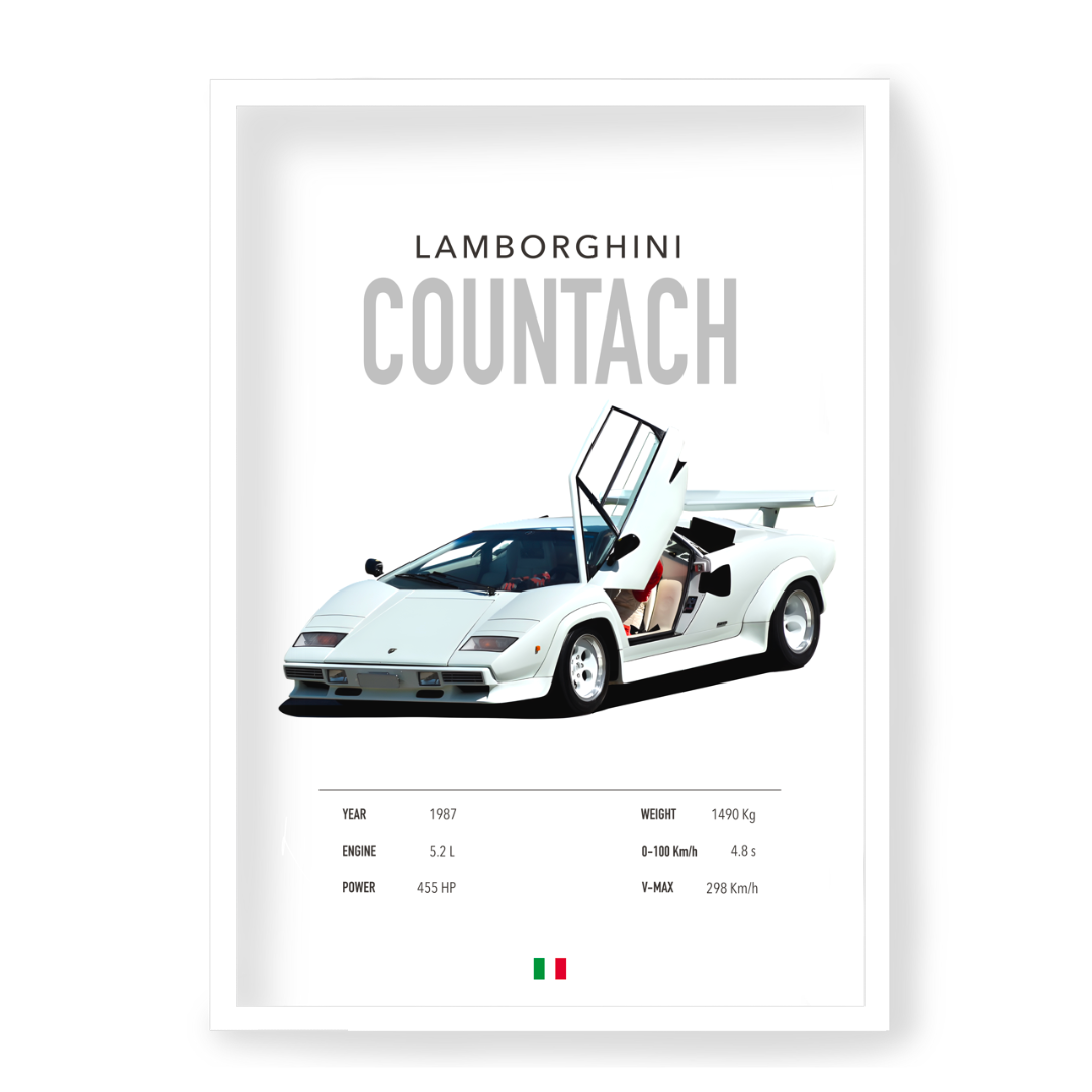 Poster Lamborghini Countach