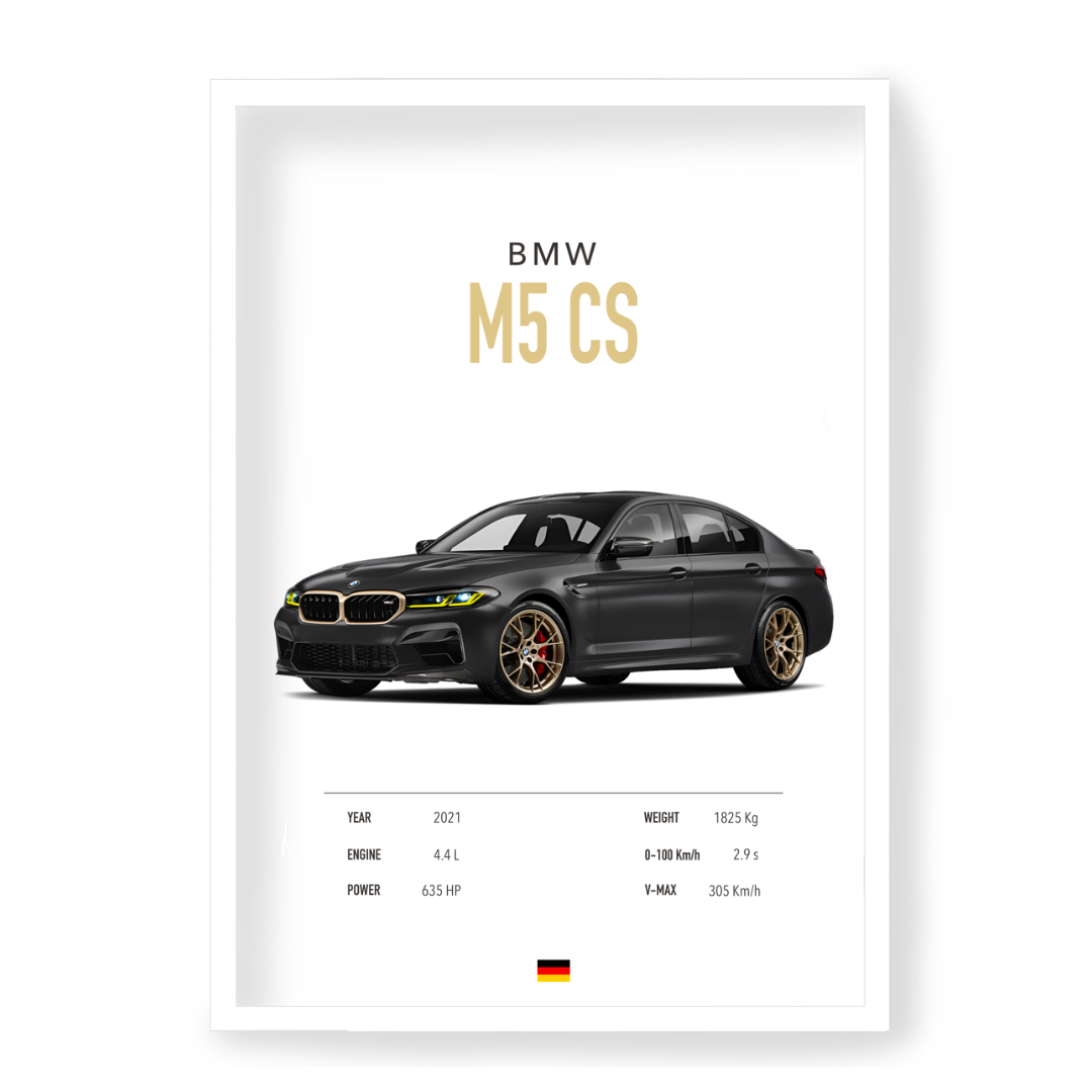Poster BMW M5 CS