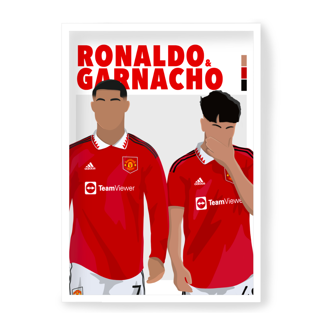 Poster Ronaldo & Garnacho