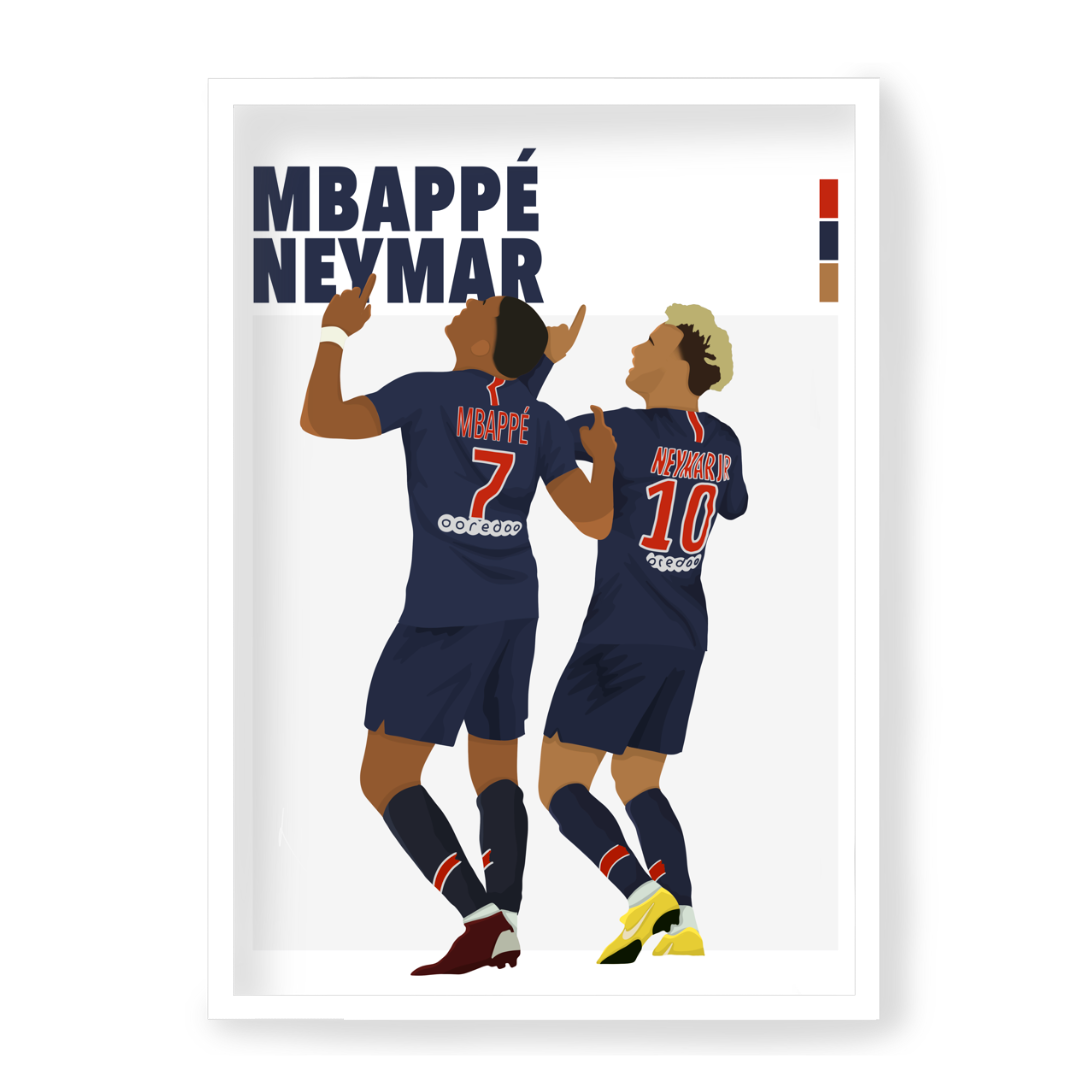 Poster Mbappe & Neymar