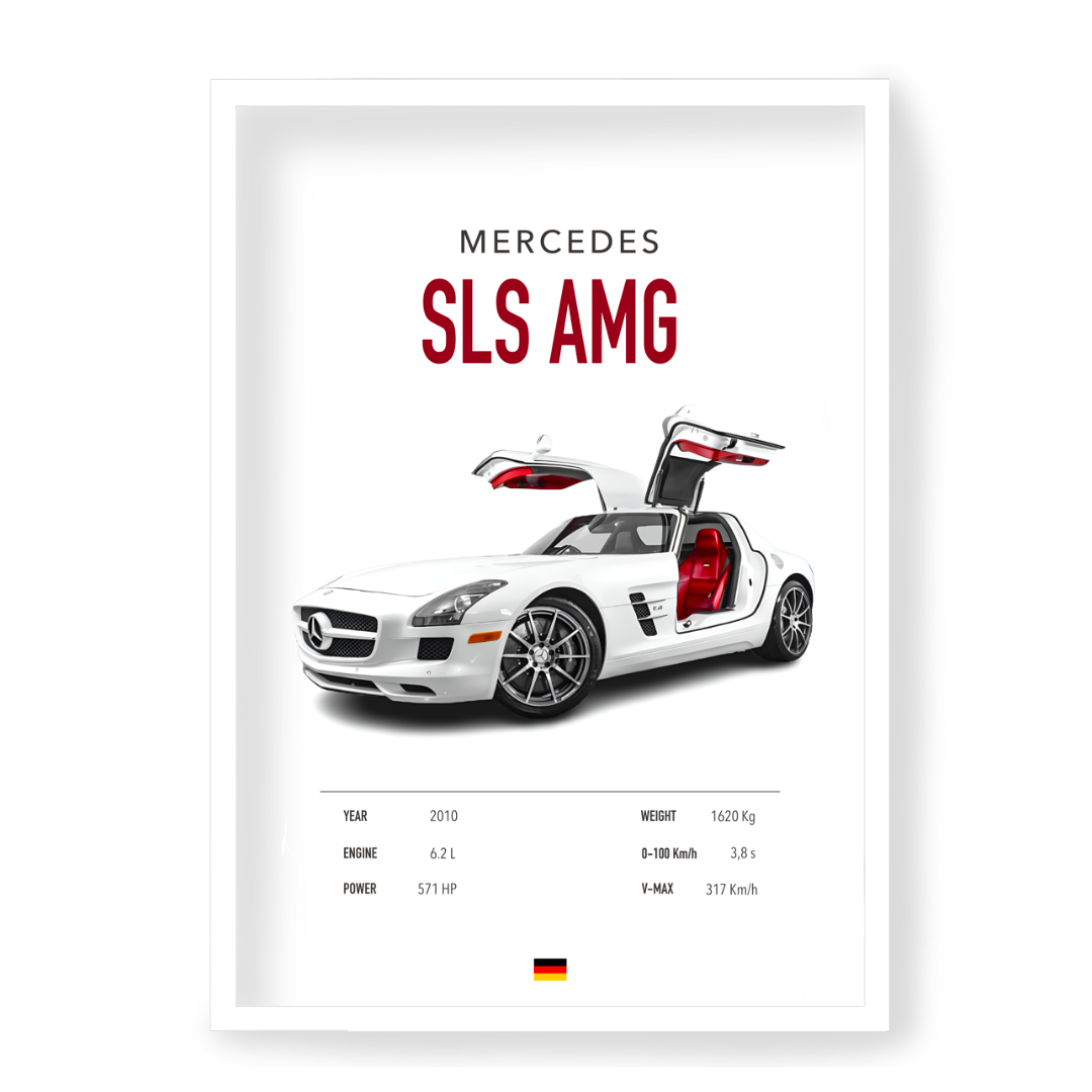 Poster Mercedes SLS AMG