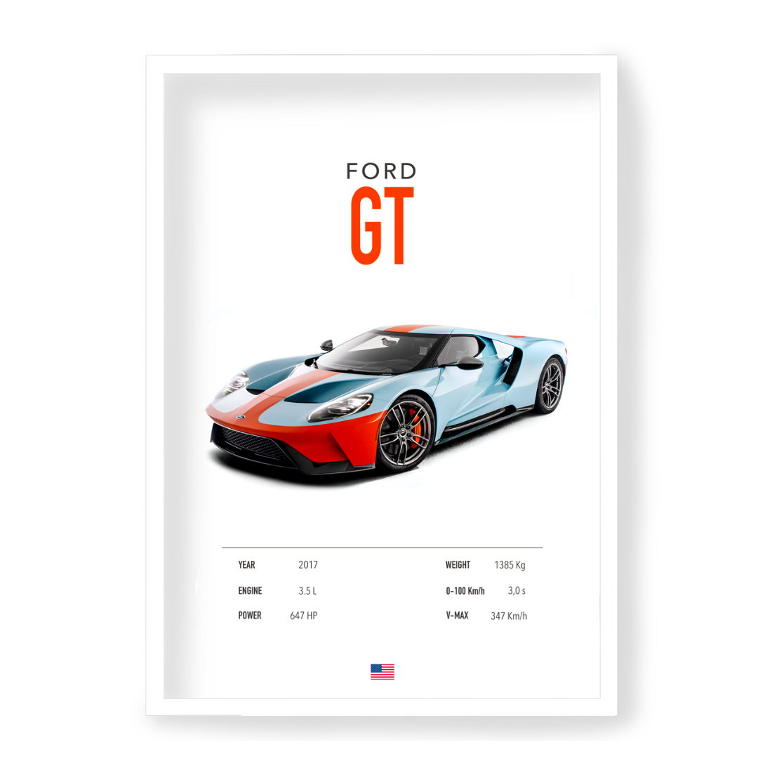 Poster Ford GT