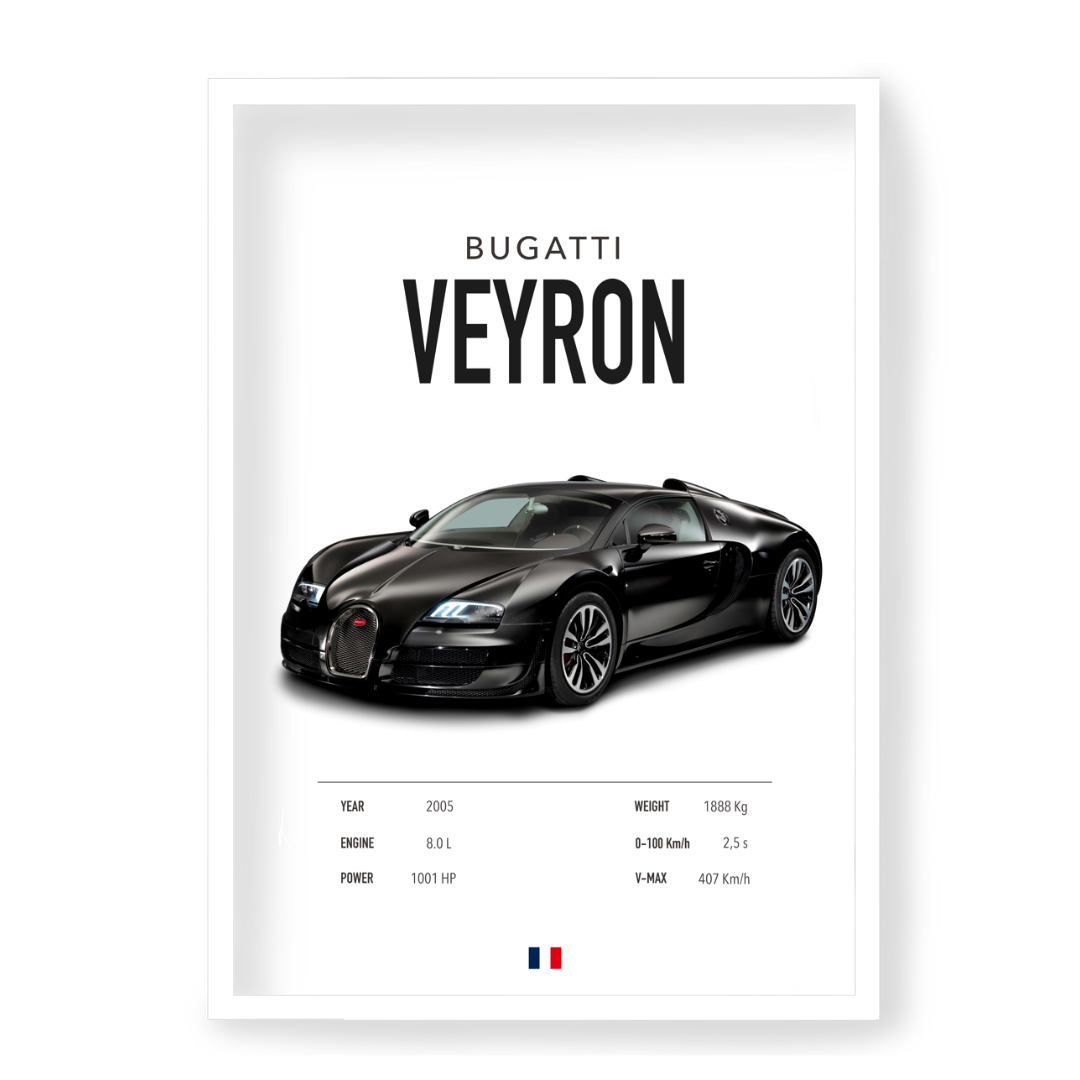 Poster Bugatti Veyron