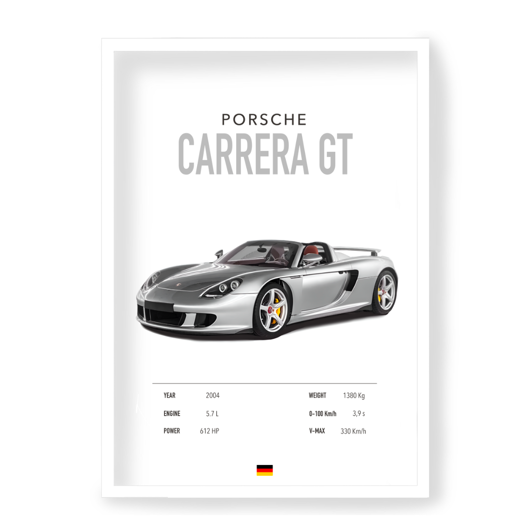 Poster Porsche Carrera GT