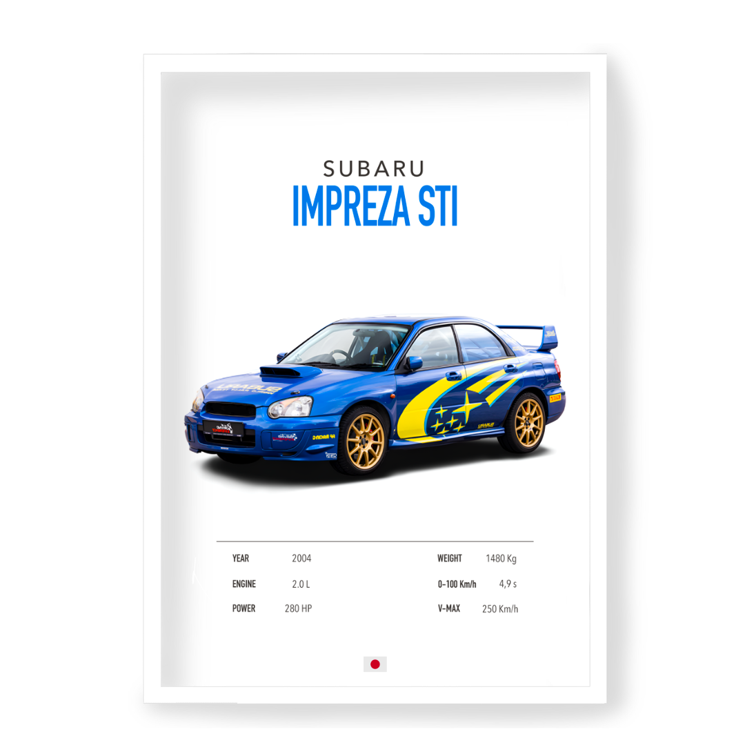 Poster Subaru Impreza STI