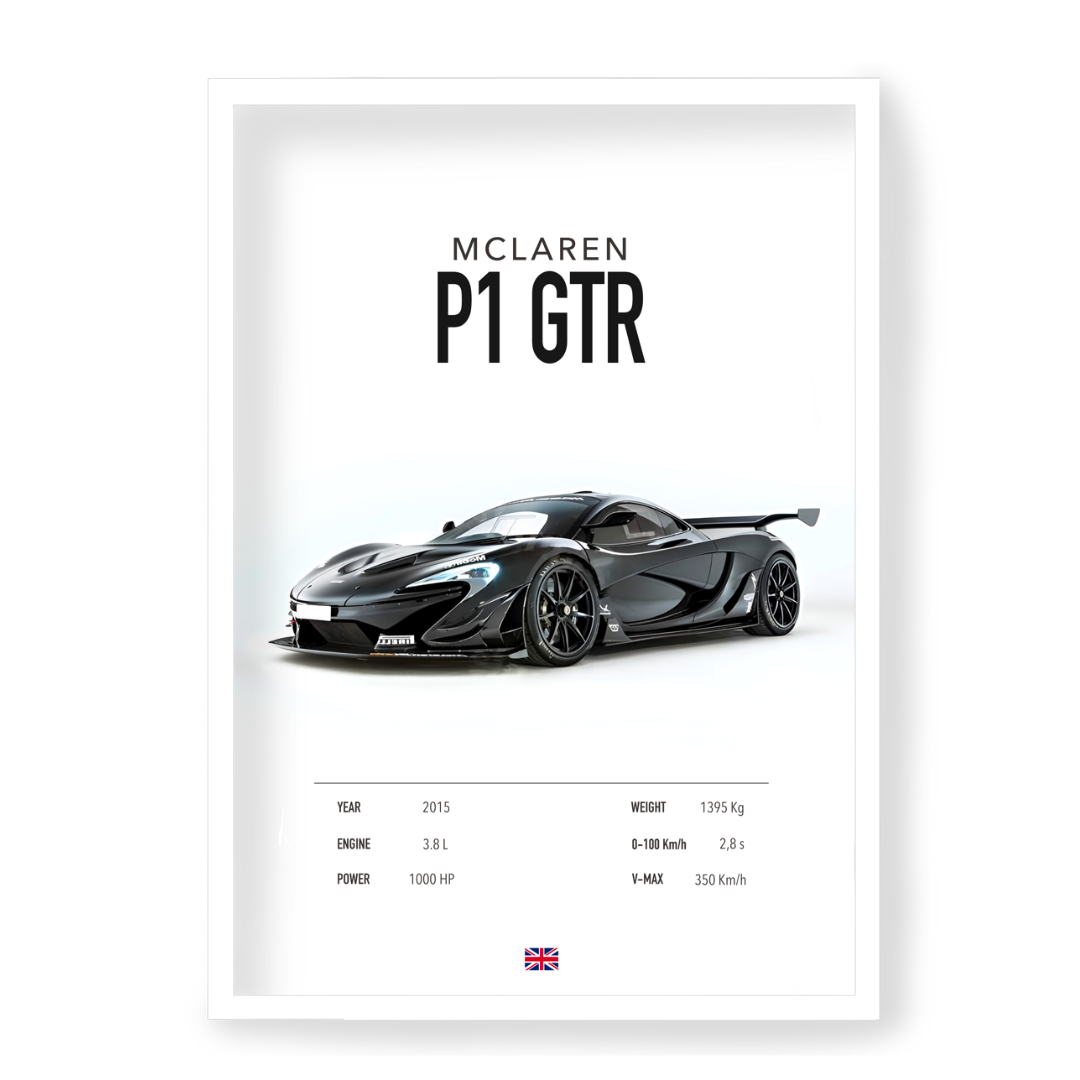 Poster McLaren P1 GTR