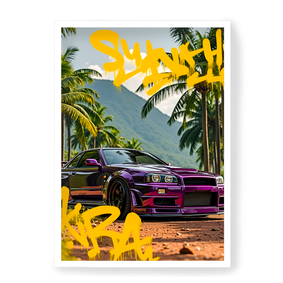 Poster Nissan Skyline R34