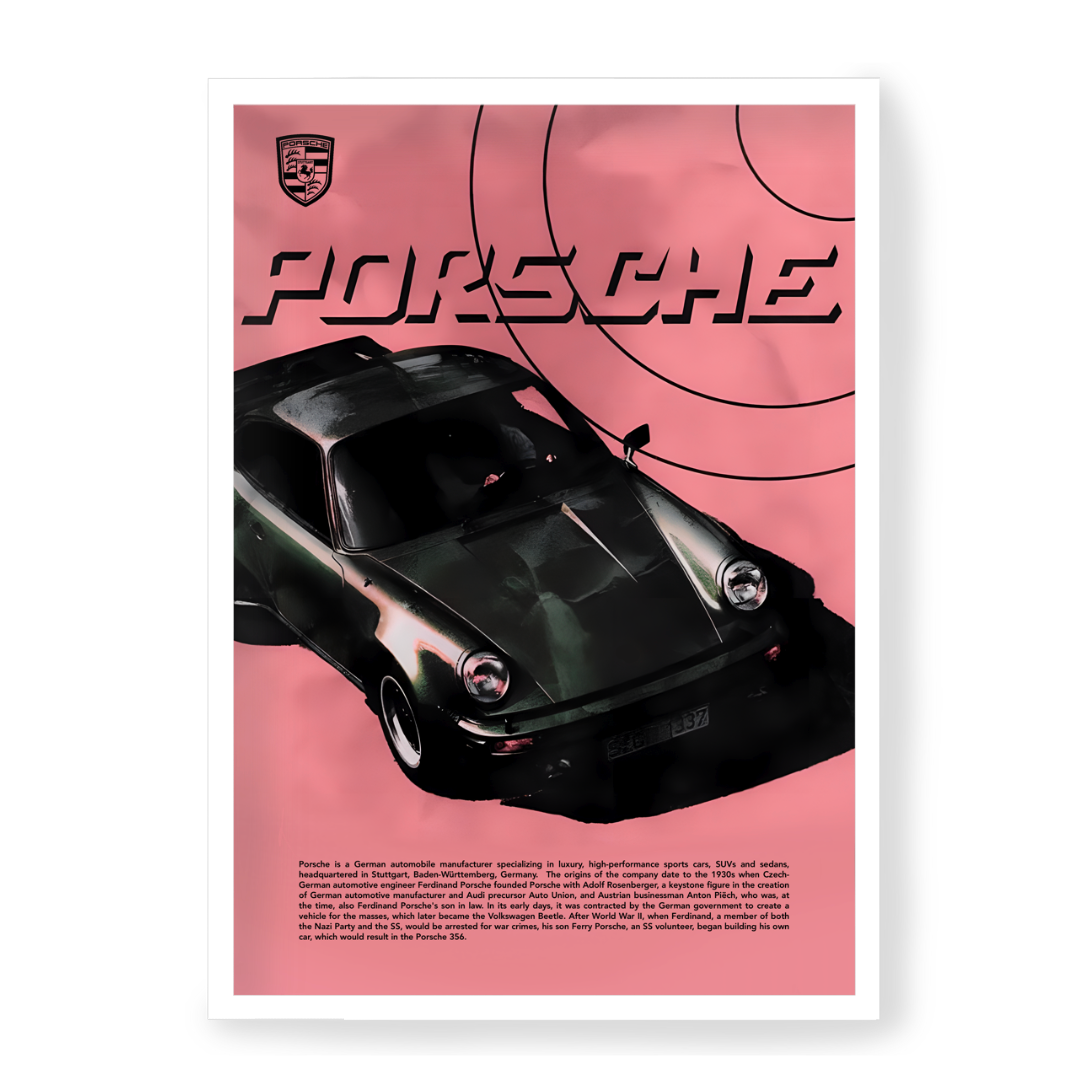 Poster Porsche
