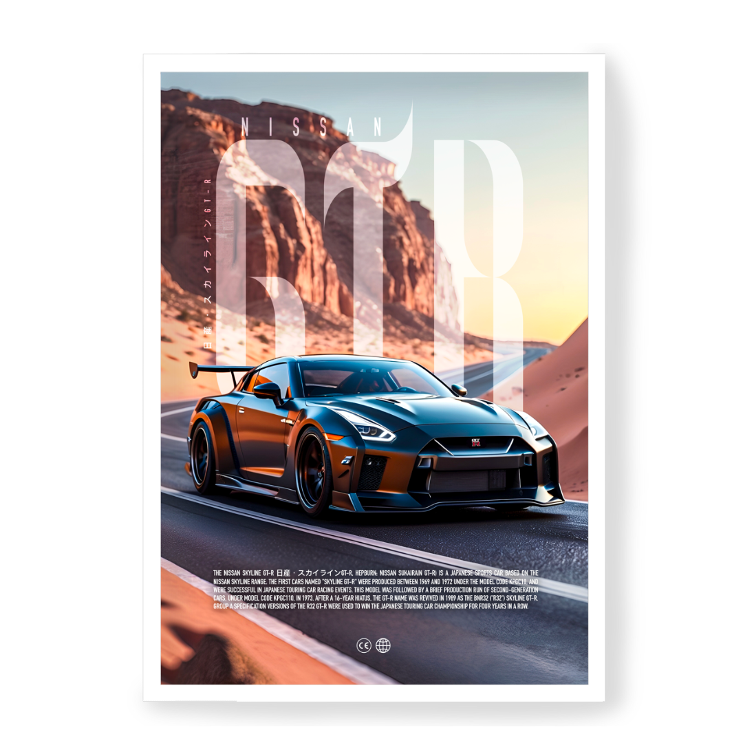 Poster Nissan GTR