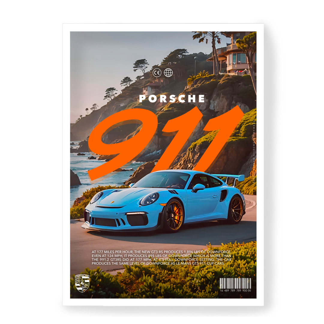 Poster Porsche 911