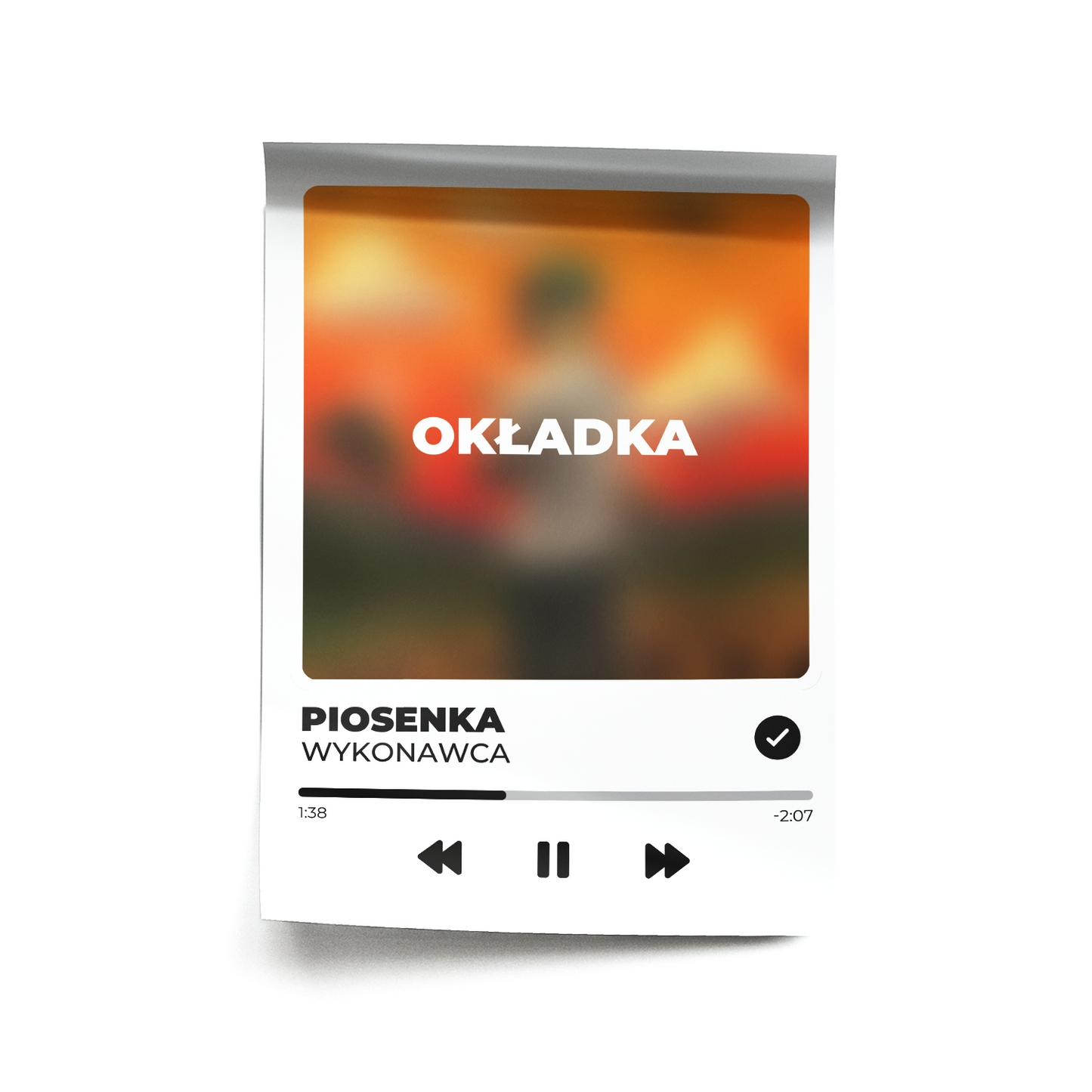 Plakat z własną piosenką 1.1