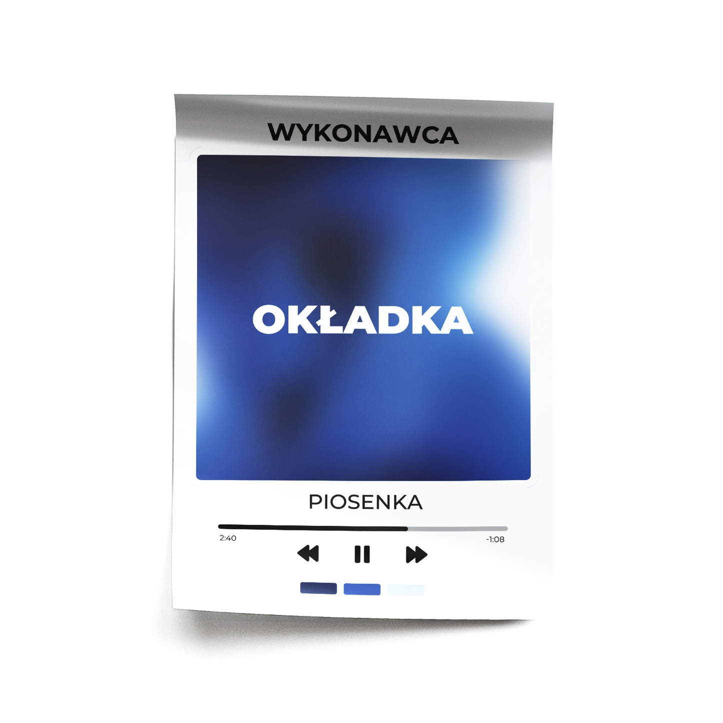 Plakat z własną piosenką 3.1