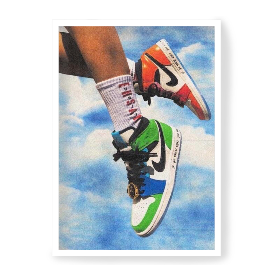 Poster Nike Jordan 1 Mid Fearless