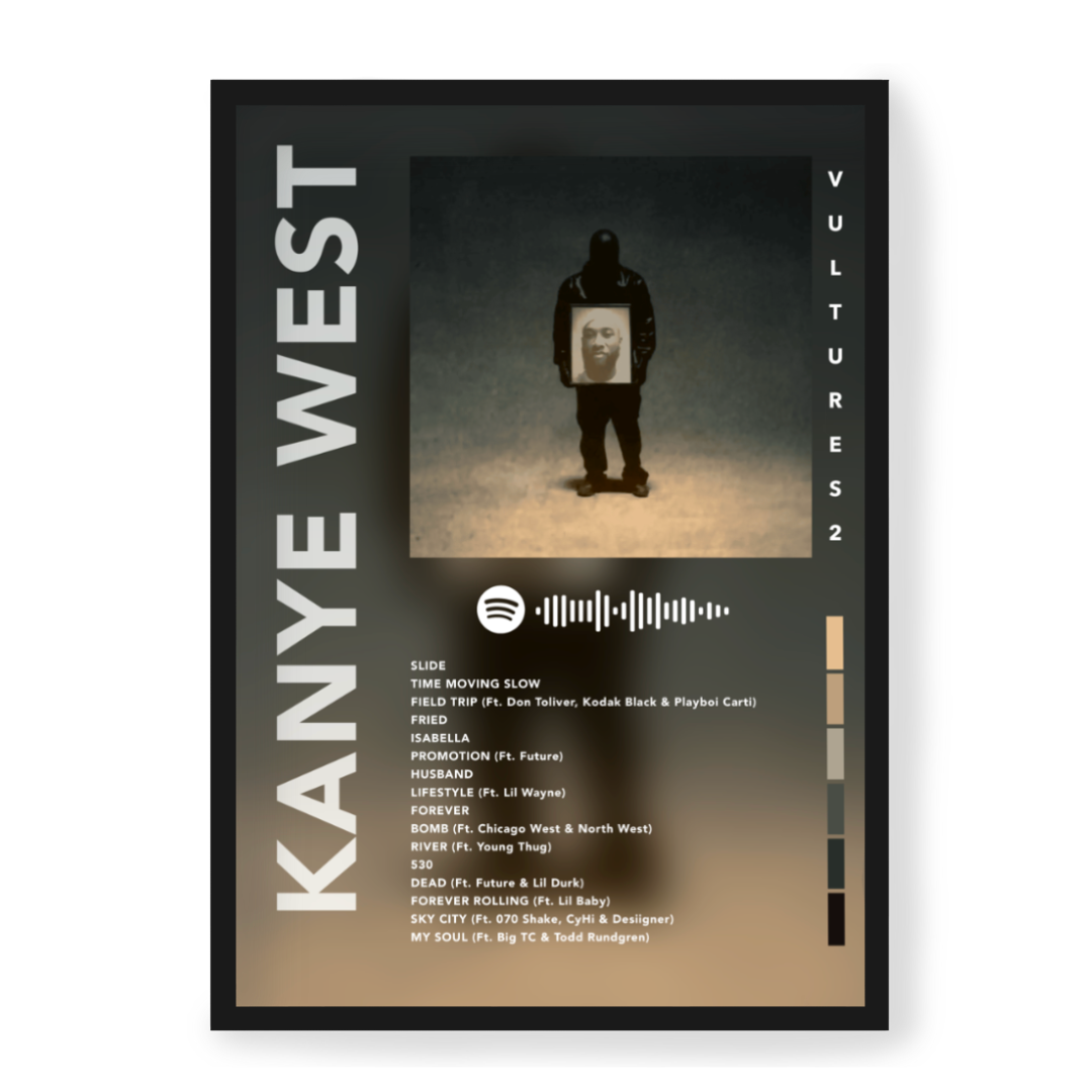 Poster Kanye West Vultures 2