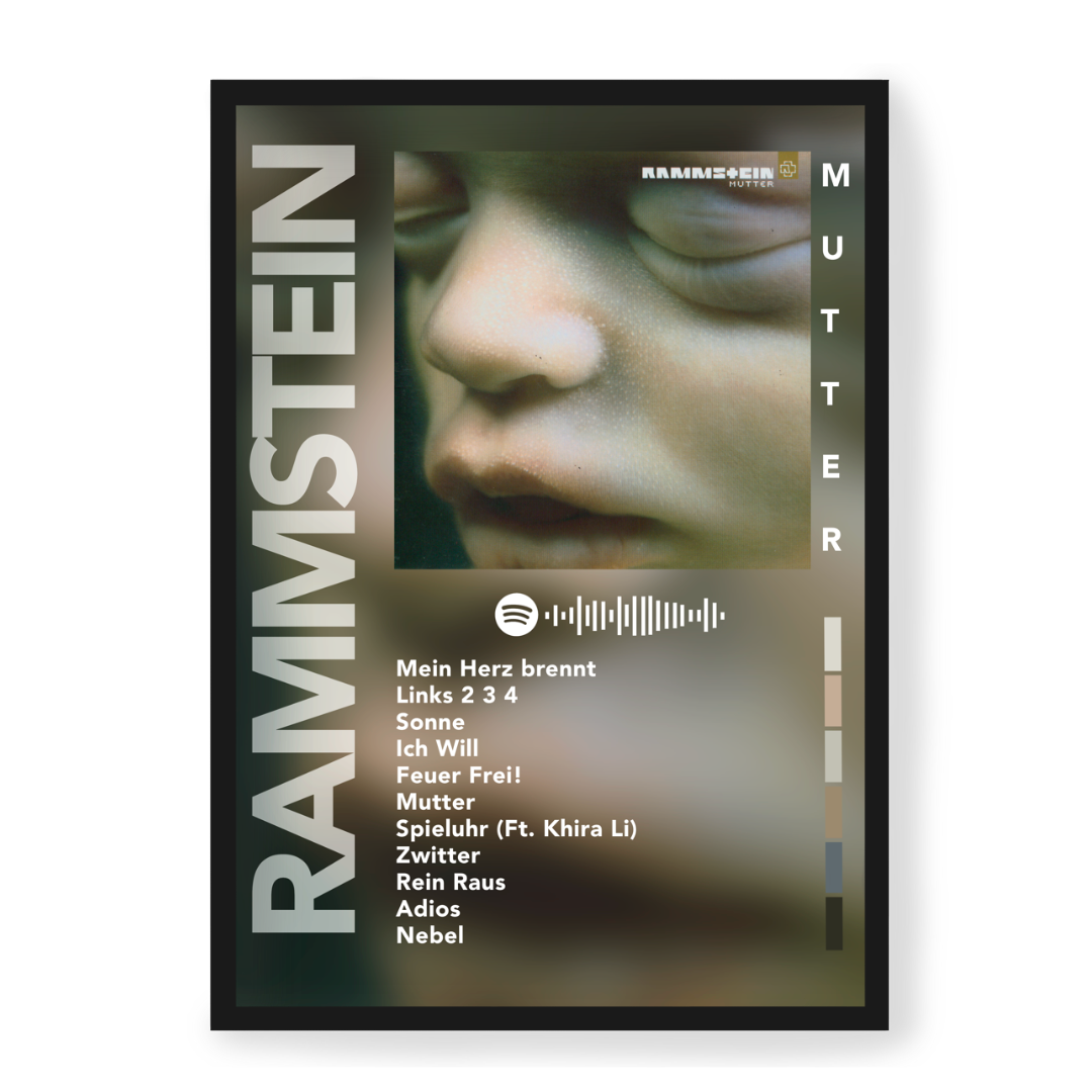 Poster Rammstein Mutter