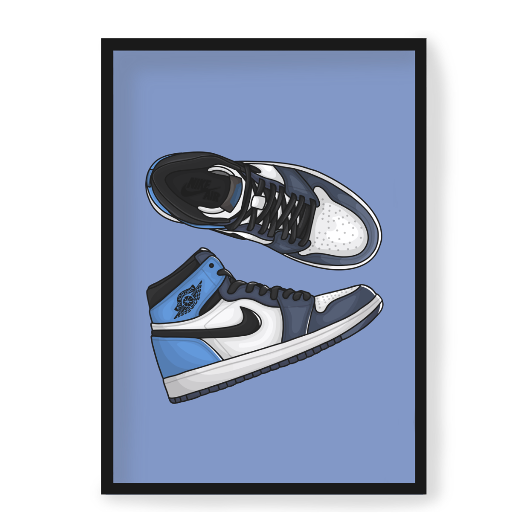 Poster Air Jordan 1 High Obsidian
