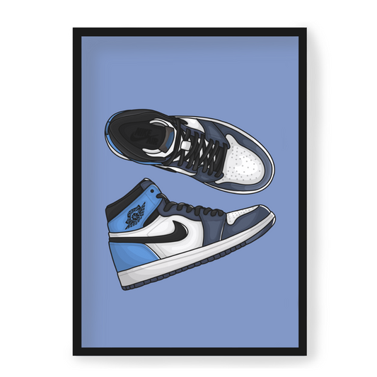 Poster Air Jordan 1 High Obsidian