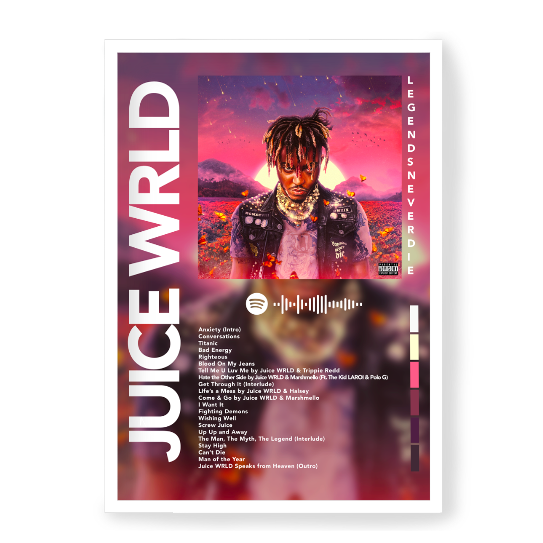 Poster Juice WRLD Legends Never Die