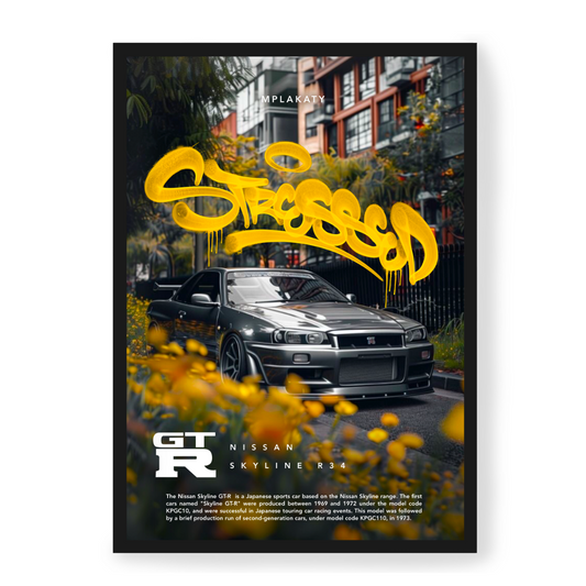 Poster Nissan Skyline R34