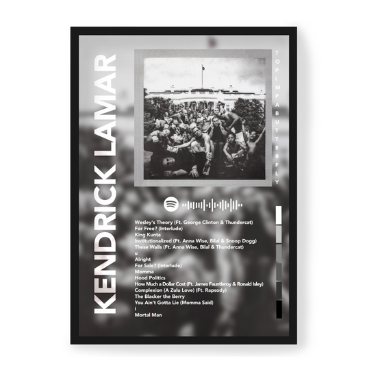 Poster Kendrick Lamar To Pimp A Butterfly