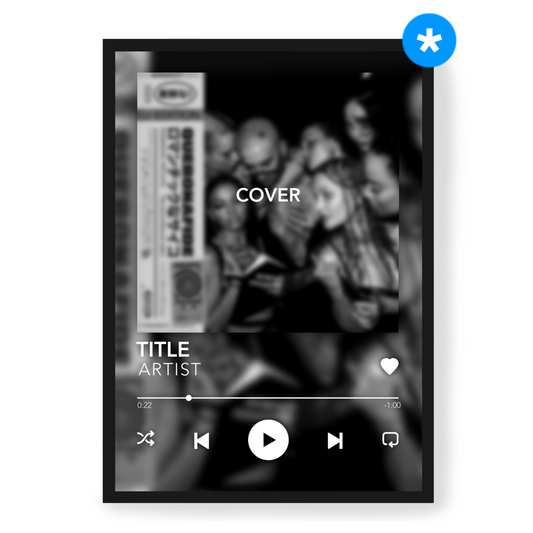 Poster Custom Song