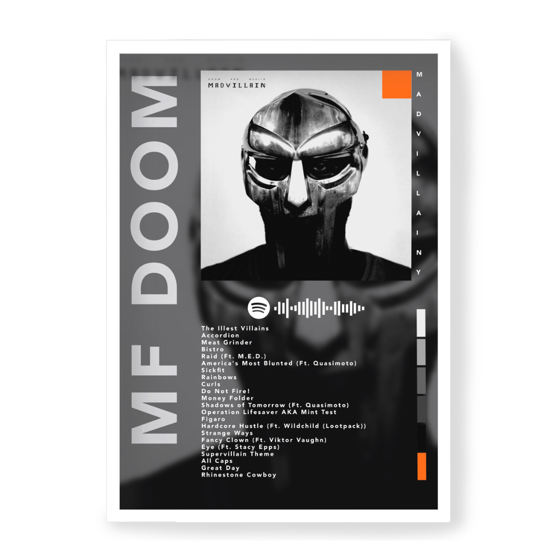 Poster MF DOOM Madvillainy