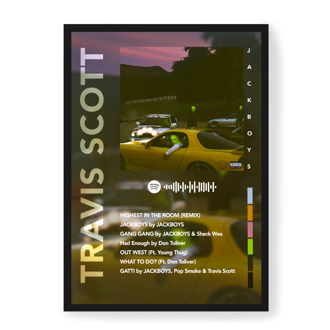 Poster Travis Scott Jackboys