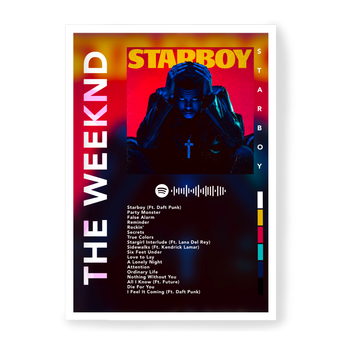Poster The Weeknd Starboy