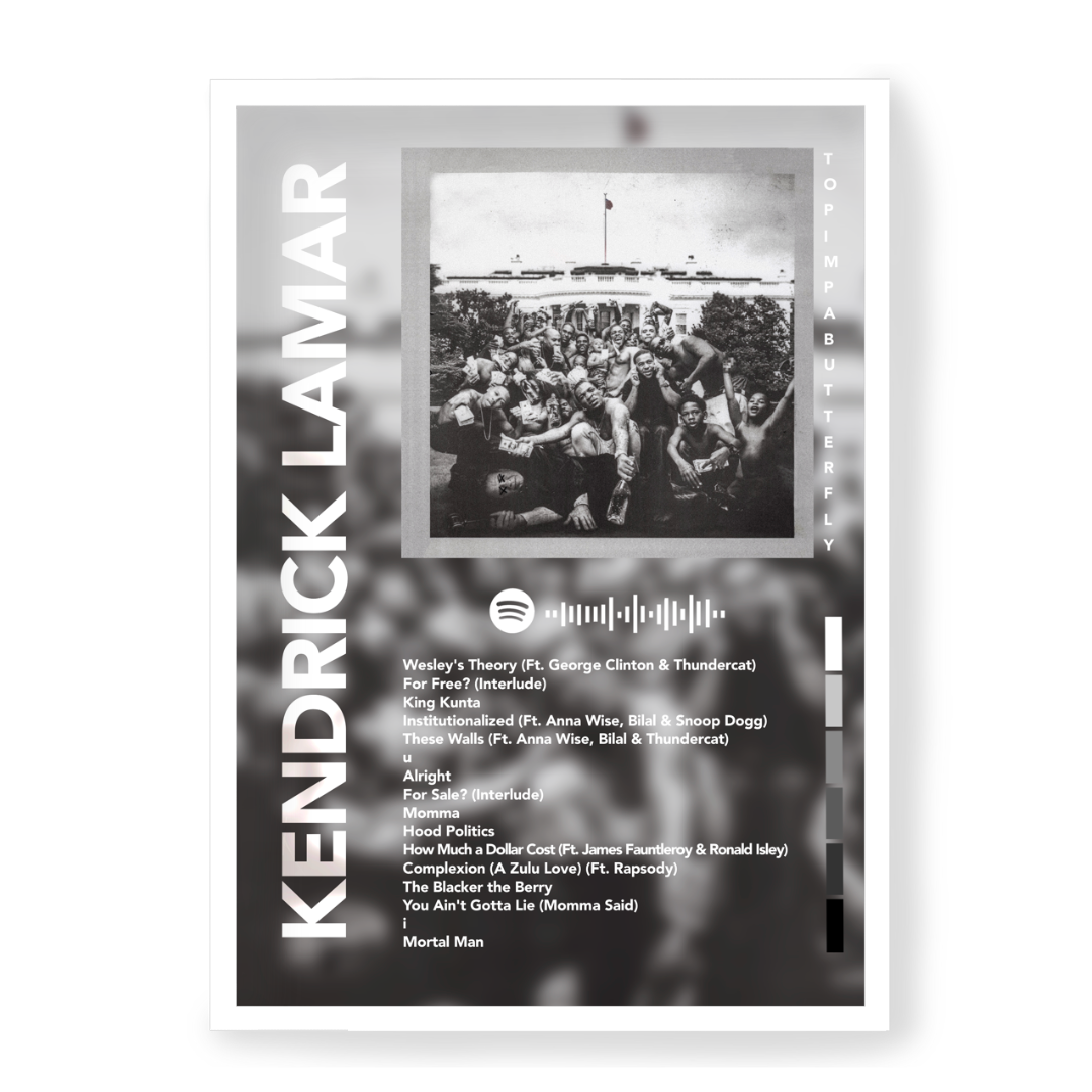 Poster Kendrick Lamar To Pimp A Butterfly