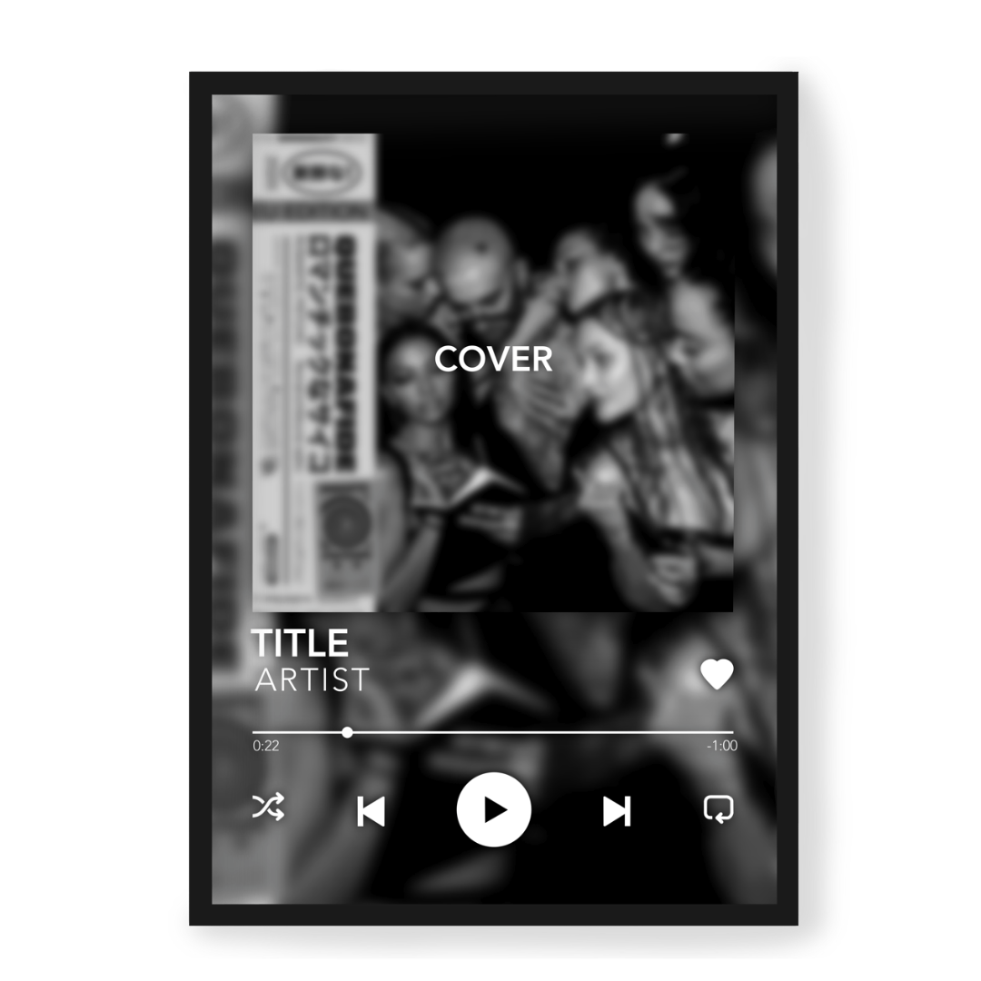 Poster Custom Song