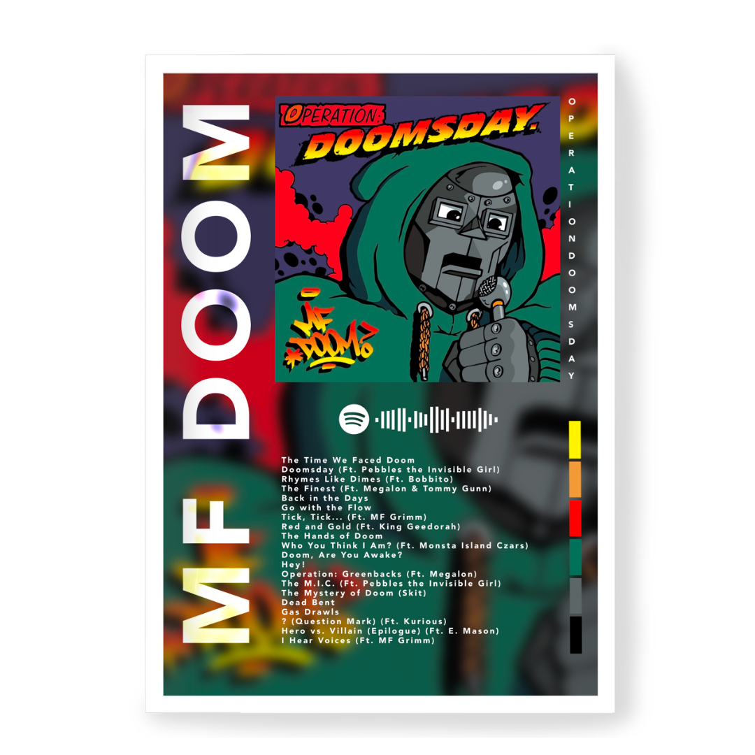 Poster MF DOOM Operation Doomsday