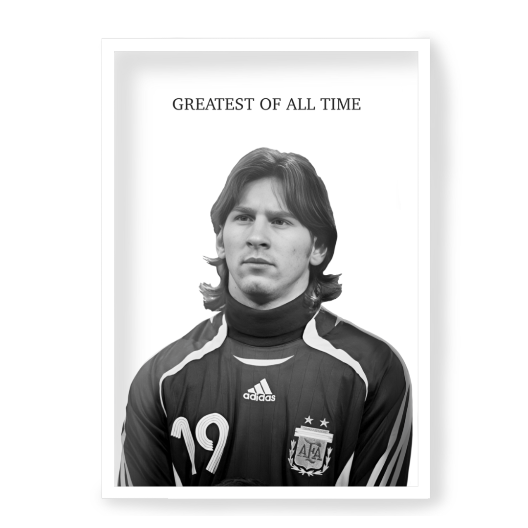 Poster Lionel Messi GOAT