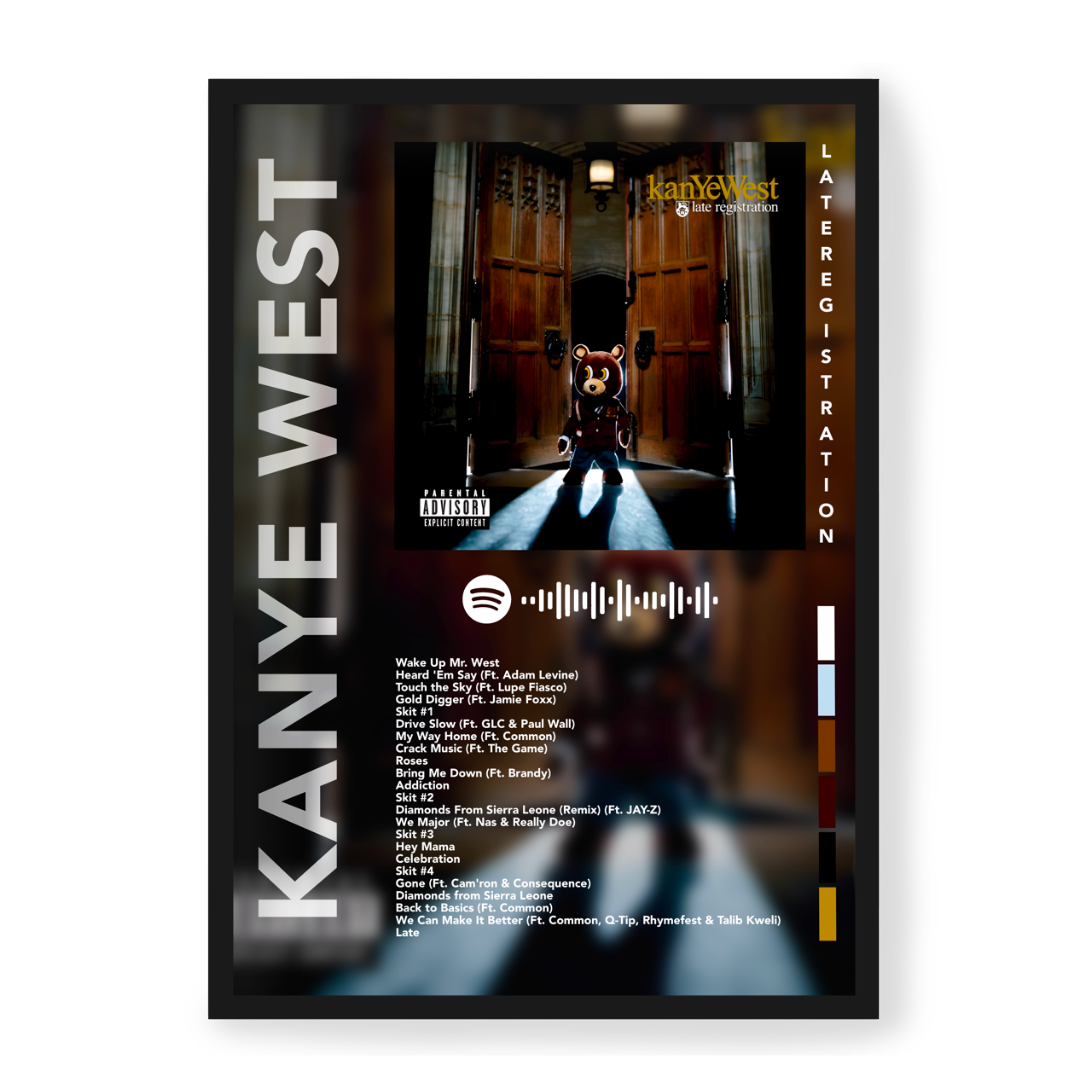 Poster Kanye West Late Registration