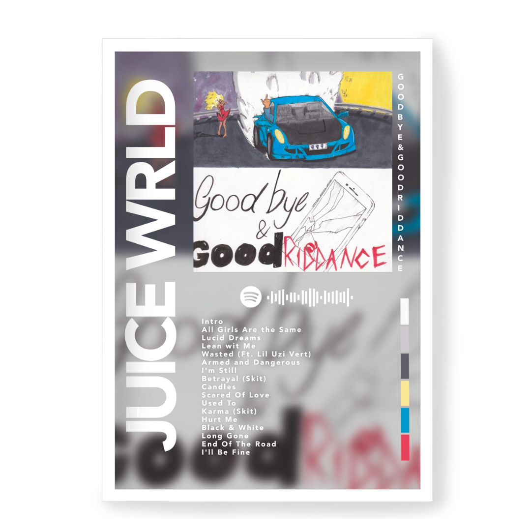 Poster Juice WRLD Goodbye & Good Riddance