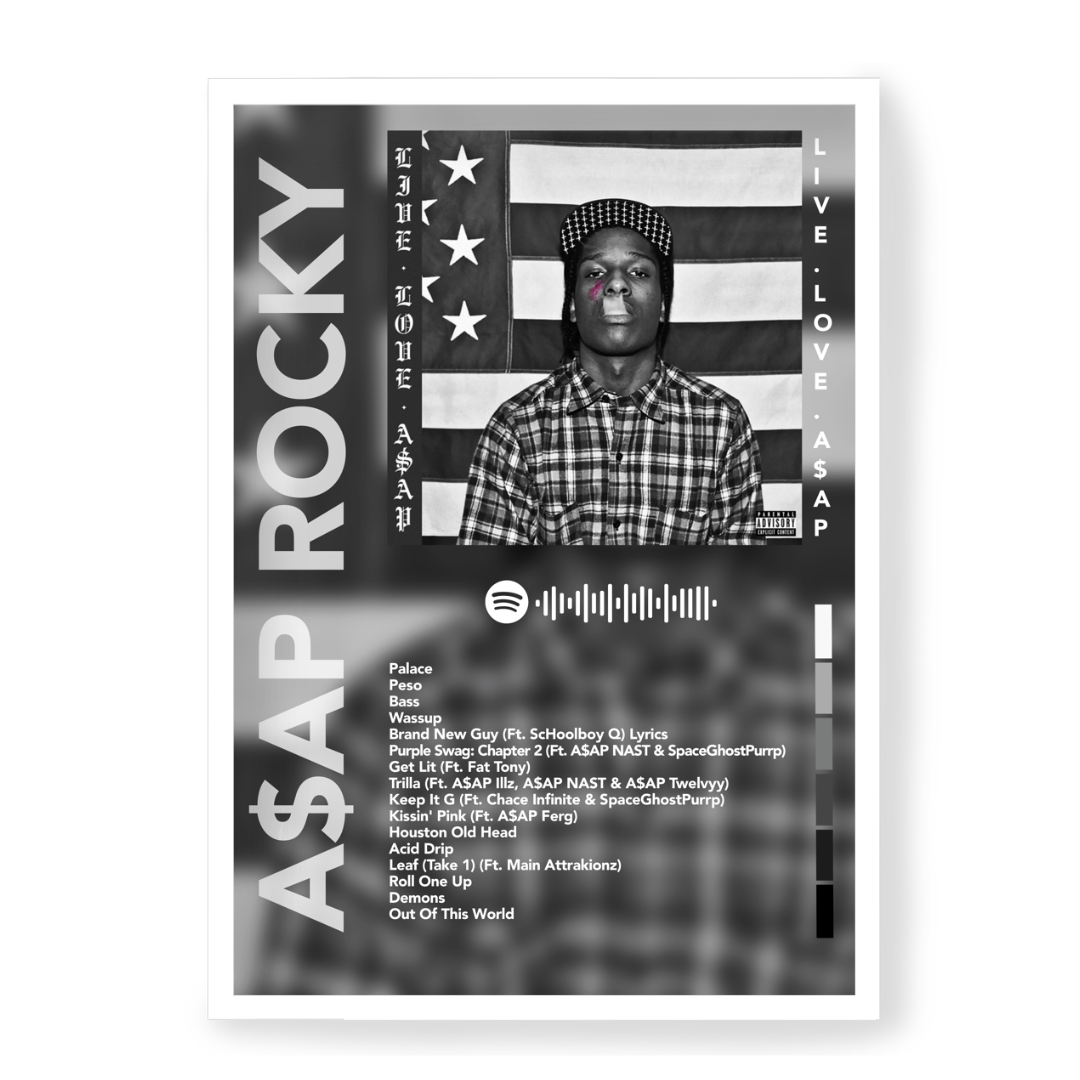 Poster A$AP ROCKY Live.Love.A$AP