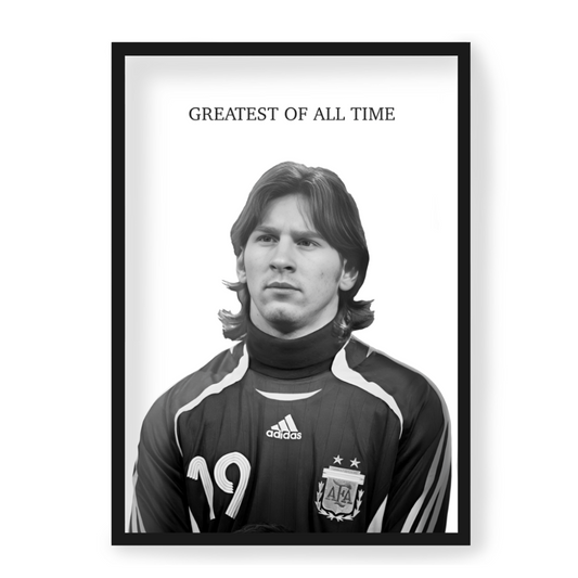 Poster Lionel Messi GOAT