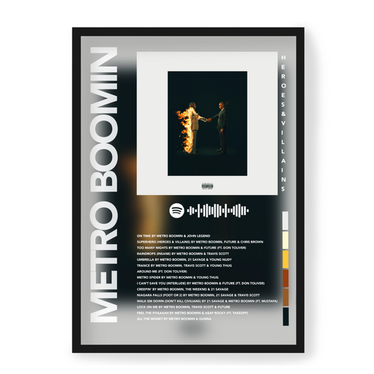 Poster Metro Boomin Heros & Villains