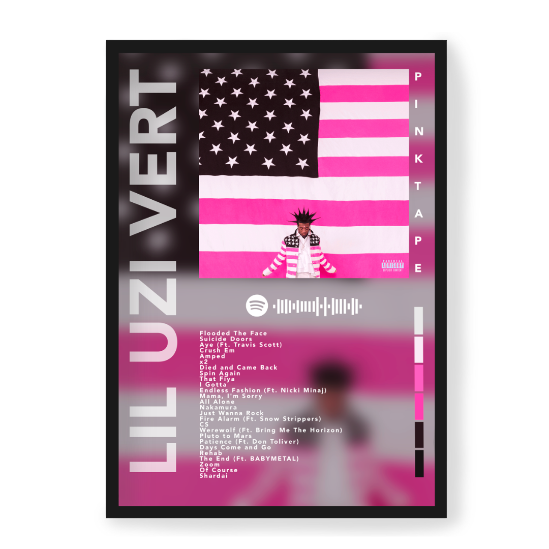 Poster Lil Uzi Vert Pink Tape