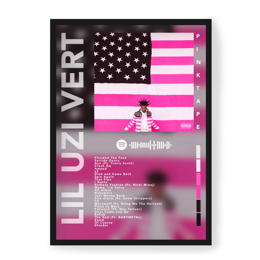 Poster Lil Uzi Vert Pink Tape