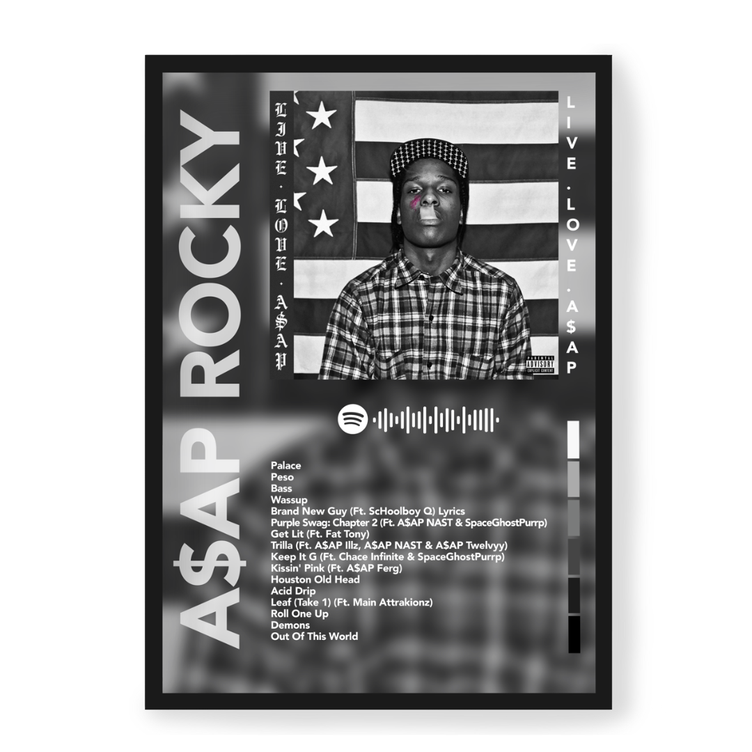 Poster A$AP ROCKY Live.Love.A$AP