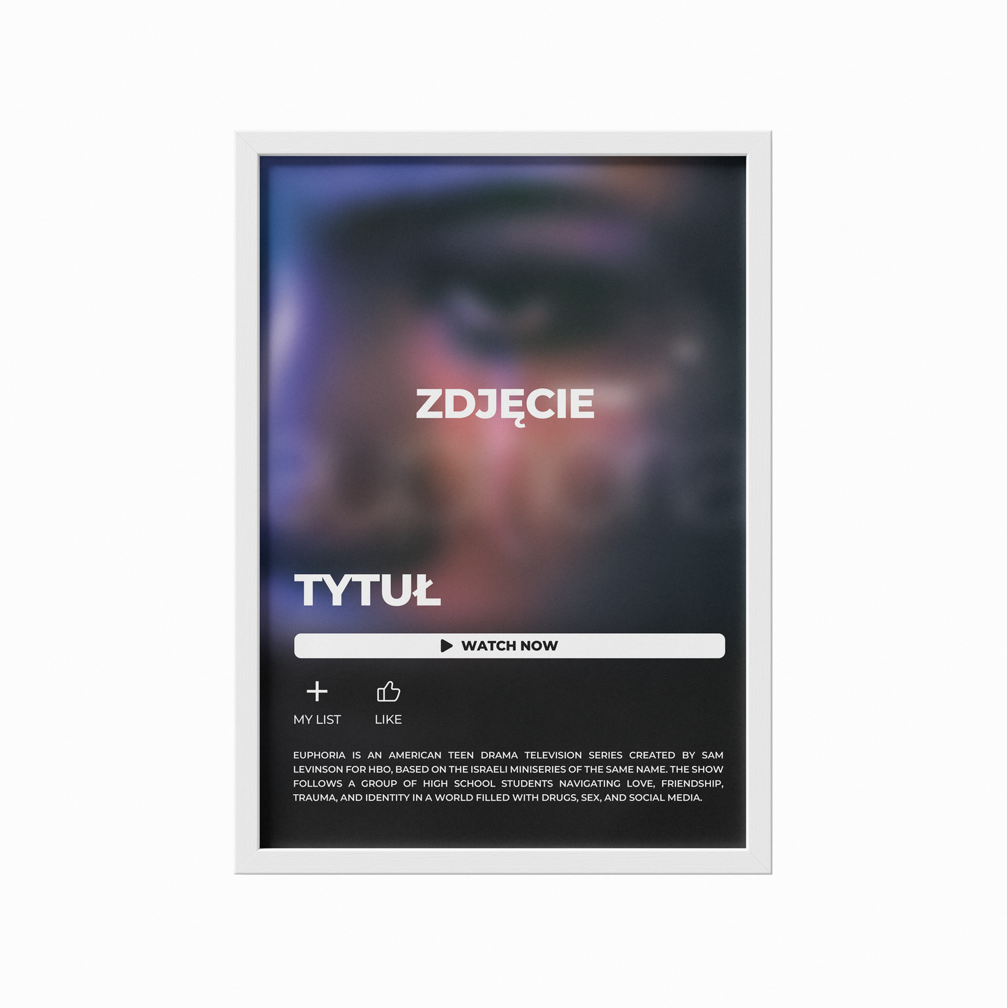 Plakat z własnym Serialem / Filmem HBO MAX