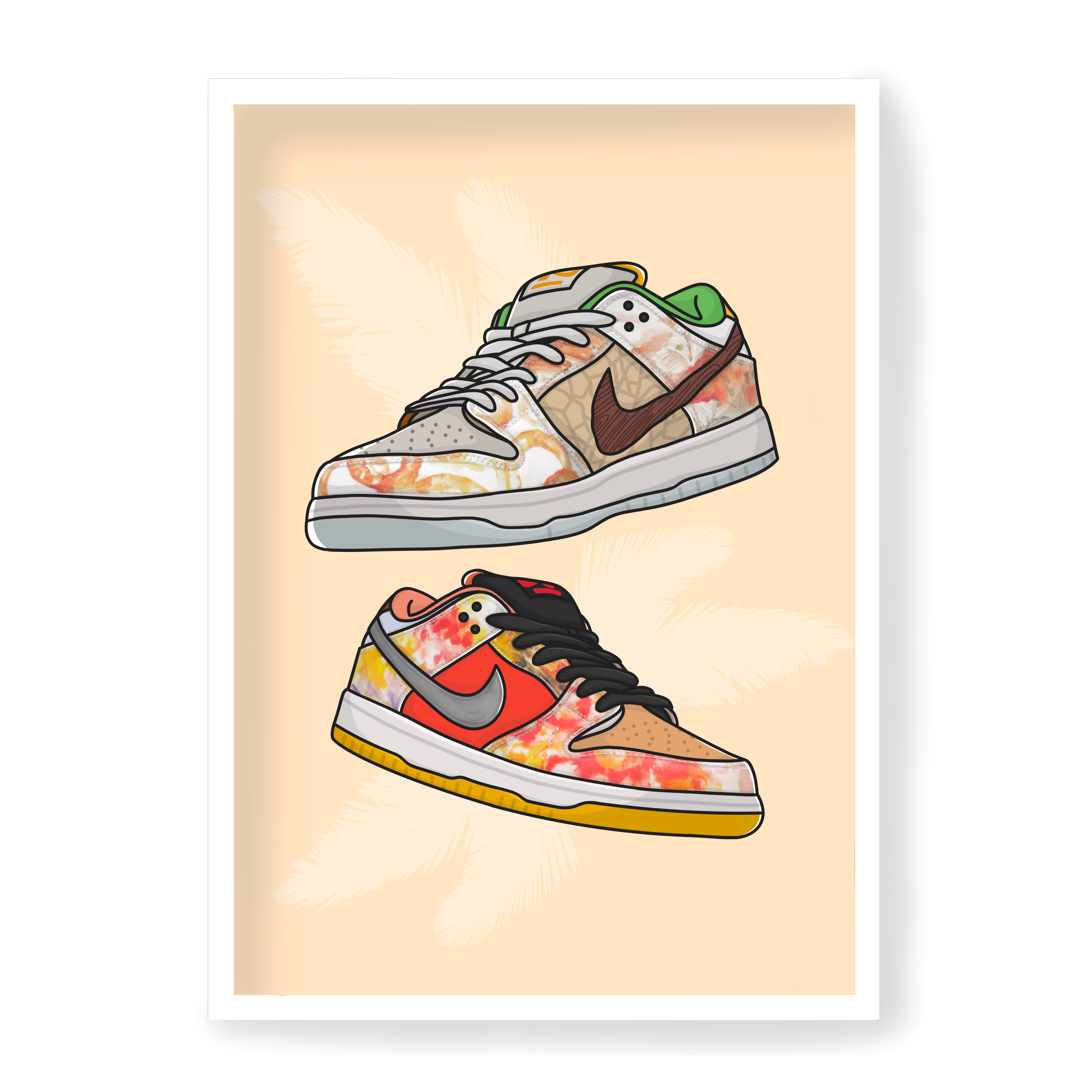 Poster Nike SB Dunk Street Hawker